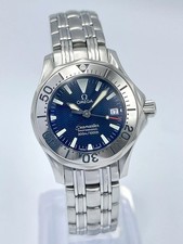 Omega Seamaster Professional 300m 2283.80 Electric Blue Dial 29mm Ladies Quartz