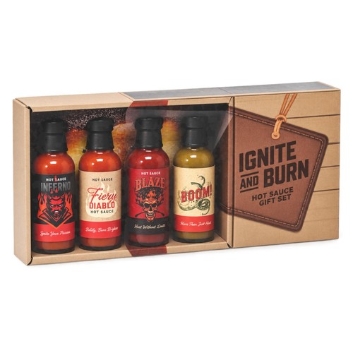 Hot sauce gift set pack - sauce,