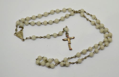 Vintage rosary beads catholic - beads,