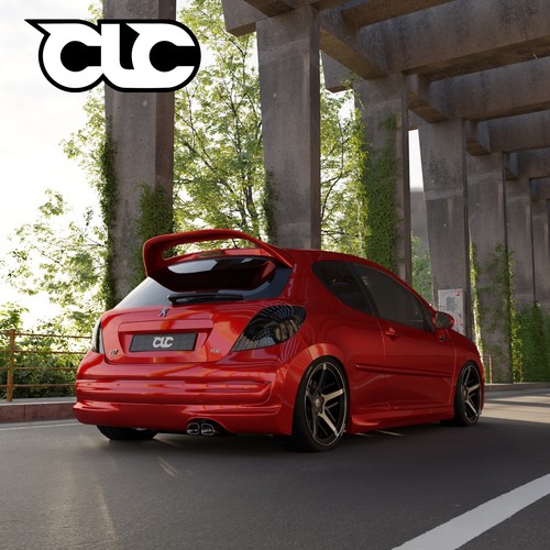 Peugeot 207 roof spoiler - 207,