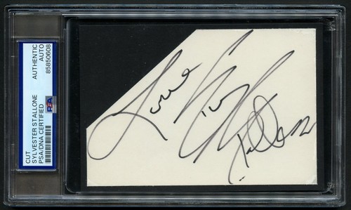 Sylvester stallone signed - sylvester,