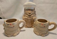 Vtg 1982 ENESCO CHEF CAT Milk