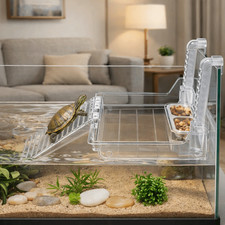 Transparent reptile basking - transparent,