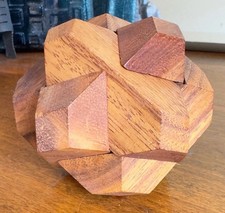 Wooden Interlocking Burr