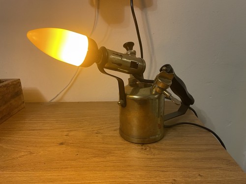Vintage retro blow torch - retro,