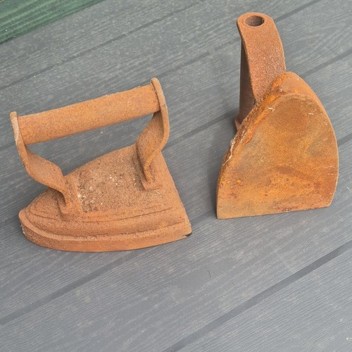 Vintage cast iron flat sad - vintage,