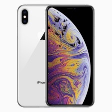 Apple iPhone XS Max 64GB Silver - Unlocked - 100% Battery - Good Condition
