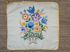 VINTAGE 1930s embroidered