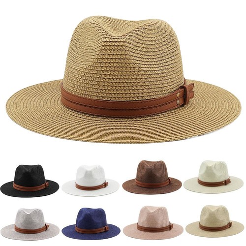 Wide brim panama cap foldable - brim,