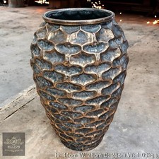 Gold Dimpled Effect Metal