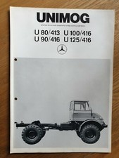 Unimog - U Range - Sales Brochure - WZ3224 - Good Condition