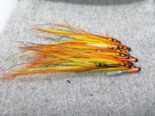 Sunray salmon tube fly tied - 1,