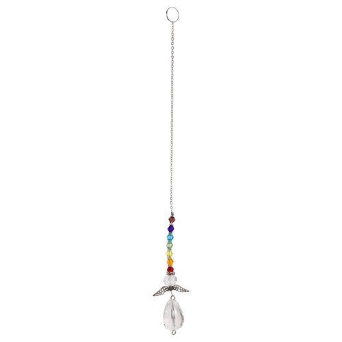 Faux crystal angel - angel, pendant