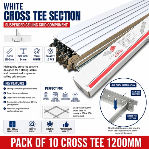10x white cross - 10x,
