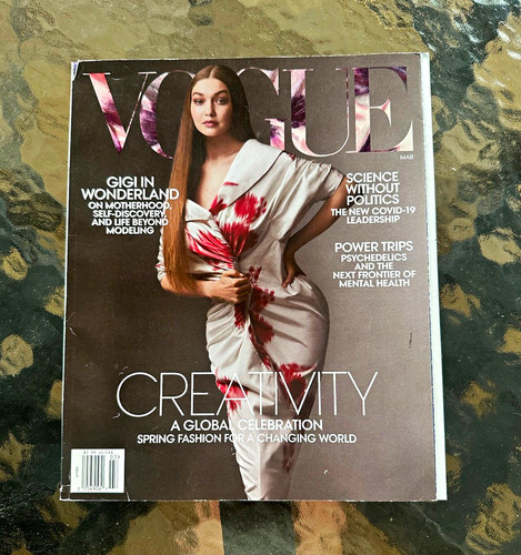 Vogue magazine march - march, gigi