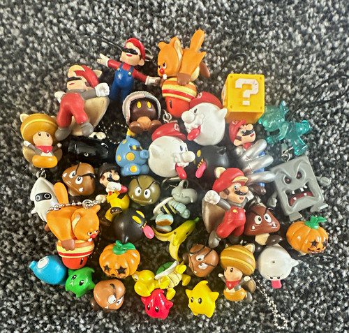 Rare super mario - super, keychain