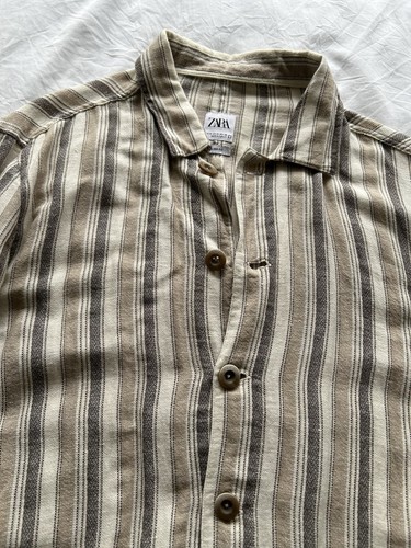 Zara men cotton linen mix - men’s,