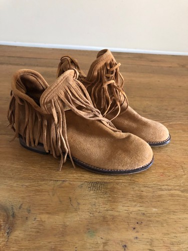 Zara kids brown tassel - brown,
