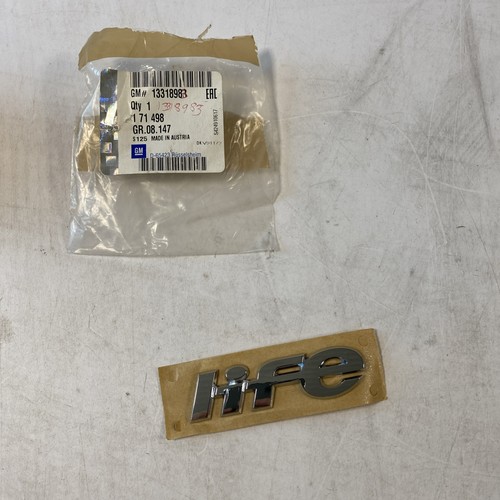 Genuine vauxhall life rear - genuine,
