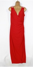 Ronni Nicole Dress 12 Red Evening Bodycon Dinner