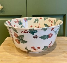 Vintage 1986 Emma Bridgewater Large Mixing Bowl Rare And Sought After