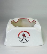 Vintage Mid Century Wade Johnnie Walker Scotch Whiskey Regicor Ashtray Home Bar