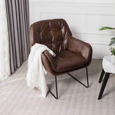 Distressed Tan Faux Leather