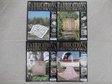 4 FABRICATIONS QUILTING FOR YOU MAGAZINES - ISSUE NO'S 44, 46, 47, 48 - 2006/ 7.