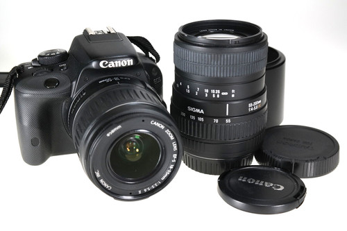 Canon eos 100d set with - 100d, 2