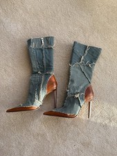 Gianmarco Lorenzi Denim Boots