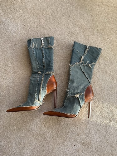 Gianmarco lorenzi denim - lorenzi, boots