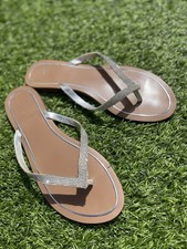 Dune flip flops sparkly diamanté size 6