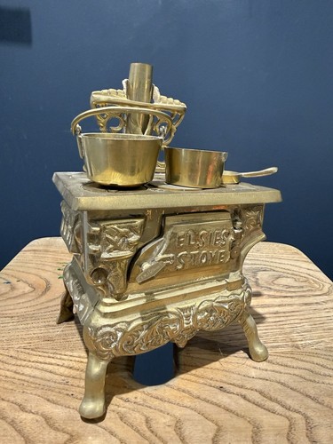 Antique brass elsie stove - elsie’s,