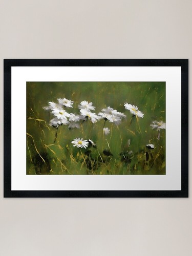 Daisy framed art print - framed,