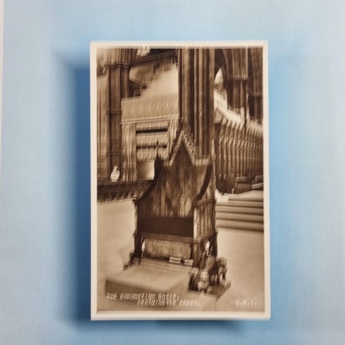 Coronation souvenir postcard - coronation,