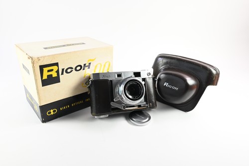 Vintage ricoh 500 camera - vintage,