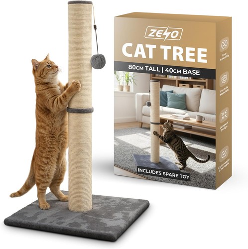 Cat scratching pole post - pole,
