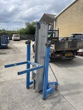 Genie lift SLA20 Material Lift (£1200 + VAT = £1320)