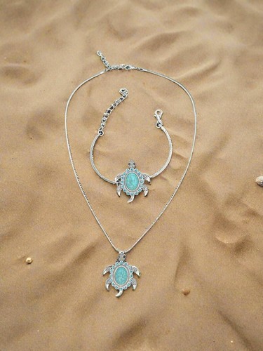 Sea turtle necklace and - sea,