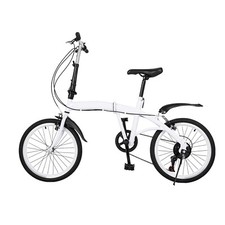20inch Folding Bike Adjustable 6 Speed Adults Bicycle Alloy Foldable City Bike