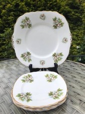 Vintage china tea plates &