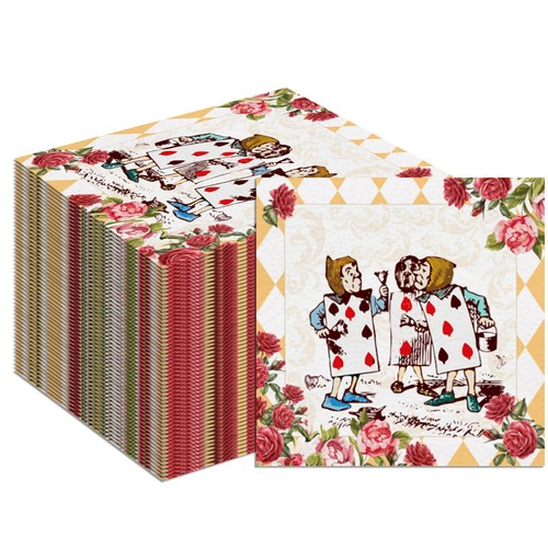 Alice wonderland napkin - in,