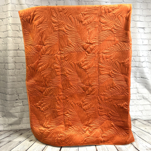 Home qvc bedspread - bedspread, orange
