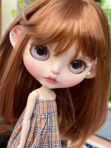 Custom ooak blythe doll with - blythe,