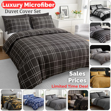 Duvet Cover Set Luxury Reversible Bedding Set Double King Size Quilt Covers Set