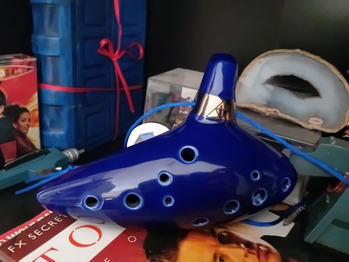 Hole ocarina ceramic alto c - 12,