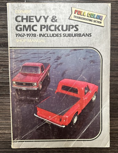 Clymer shop manual - shop, chevy