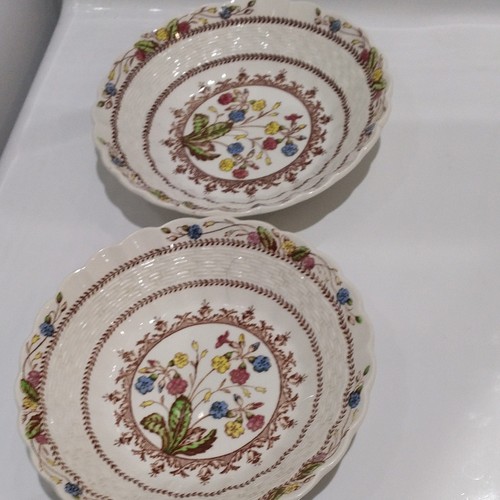 Spode cowslip side plates set - spode,