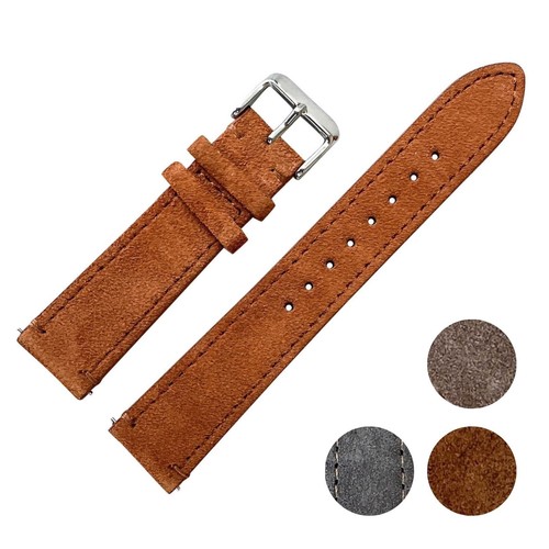 Suede watch strap - watch,