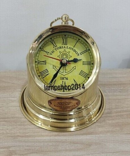 Antique marine brass binnacle - antique,